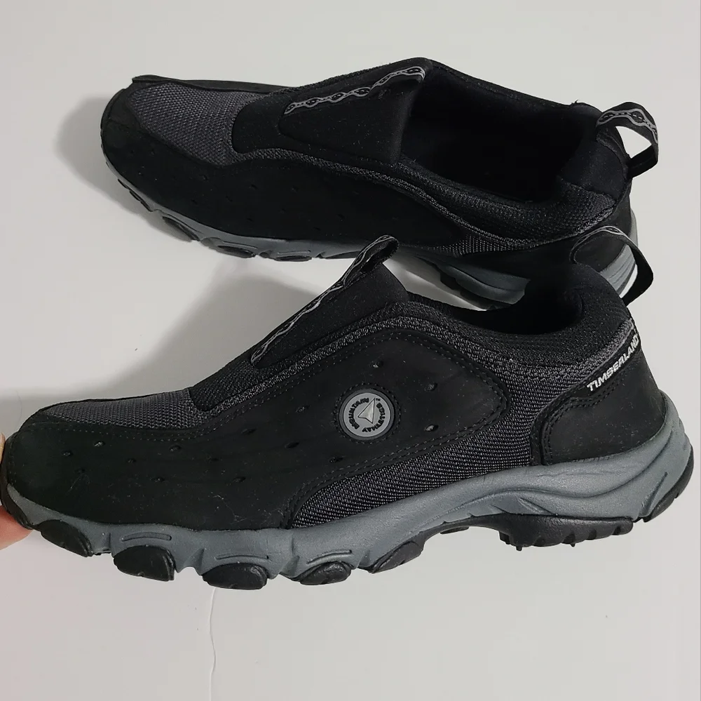 Timberland mountain athletic hiking walking shoes size 10M Black and gray - Picture 4 of 16